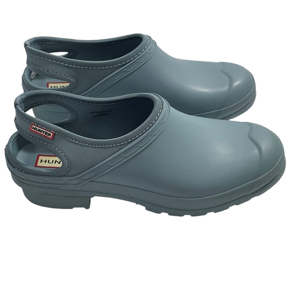 Hunter Lt Blue Mules & Clogs